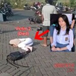 Bike accident in Indonesia