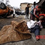 Bucha massacre dead body