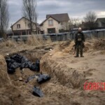 Bucha massacre dead body