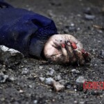Bucha massacre dead body