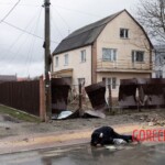 Bucha massacre dead body