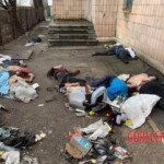 Bucha massacre dead body