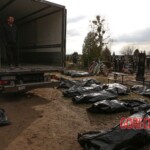 Bucha massacre dead body