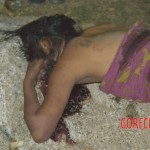 Executed young Mexican woman