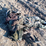 Dead soldier in Ukraine