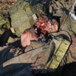 Dead soldier in Ukraine