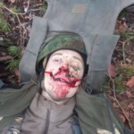 Dead soldier in Ukraine