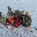 Dead soldier in Ukraine