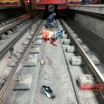 Brain ejected suicide