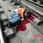 Brain ejected suicide