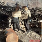 Russian civilians hanged in Ukraine