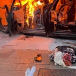 Accident in central Moscow