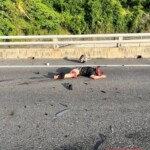 Biker crashed head-on into truck