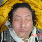 Drowned Chinese woman