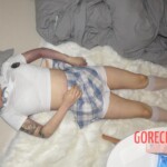 Dead Chinese woman in sexy outfit