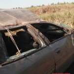 Decapitated woman in car crash