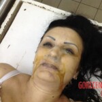 Drowned woman in morgue