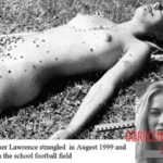 Vintage photo of dead woman