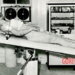 Vintage photo of dead woman