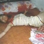 Vintage photo of dead woman