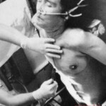 Vintage photo of dead woman