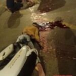 Three young people crushed by truck