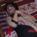 Strangled to death in ferry