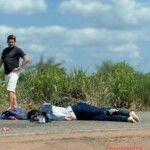 Young Brazilian woman crushed by truck