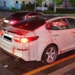 Aftermath of motorcycle accident