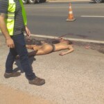 Brazilian shemale crushed by truck