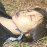 Young hanged Chinese girl