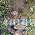 Dead Ukrainian soldier