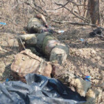 Dead Ukrainian soldier