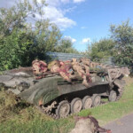 Dead Ukrainian soldier