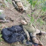 Dead Ukrainian soldier