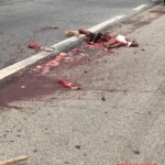 Brazilian run over by trailer