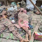 Victims of civil war in Myanmar