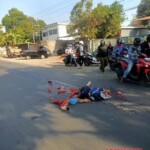 Crushed Indonesian woman