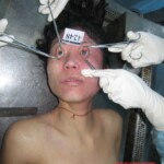 Chinese woman in morgue