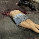 Gunshot literally blew her head off
