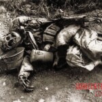 Fallen German soldiers during WWII