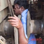 Railway worker crushed to death