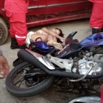 Two young women hit a pole at high speed