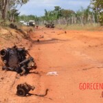 Police convoy blown up