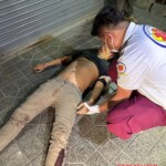 Reckless driver hits two guys on scooter