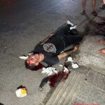 Reckless driver hits two guys on scooter