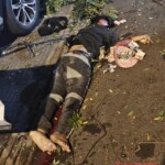 Reckless driver hits two guys on scooter