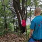 Woman found hanged in woods