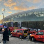 Aftermath of collision between two trams in Strasbourg