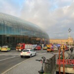 Aftermath of collision between two trams in Strasbourg